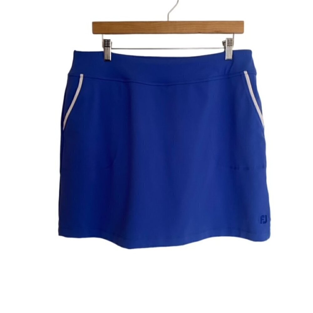FootJoy Blue with White Trim Golf Skort Large